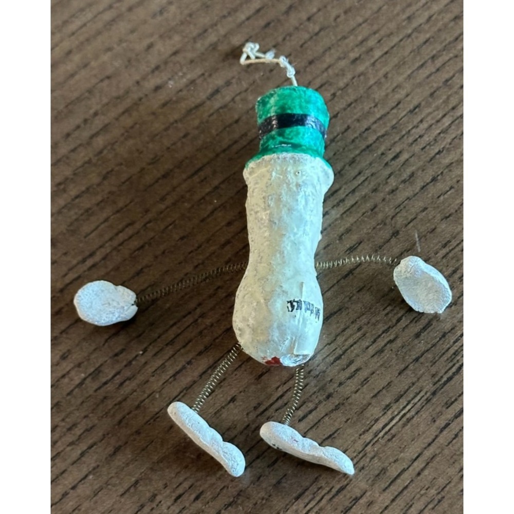 Vintage Planters Mr Peanut Paper Mache Spring Hanging Ornament RARE - Picture 2 of 3